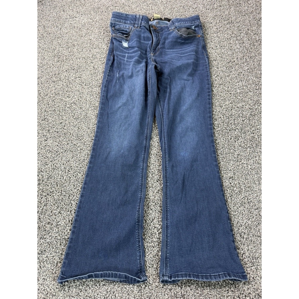 Democracy Ab Technology Bootcut Jeans Women's Size 14 Blue Baggy